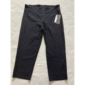 Zack And Rachel Pants 14 Womens Black &‎ White Patterned Casual Ladies Wear NWT